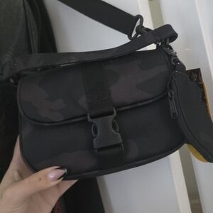Black Camouflage Men's/womens Bag